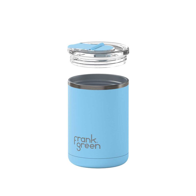 frank green 12oz S/Steel Cup With Screw Hinged Lid Sky Blue image number 3